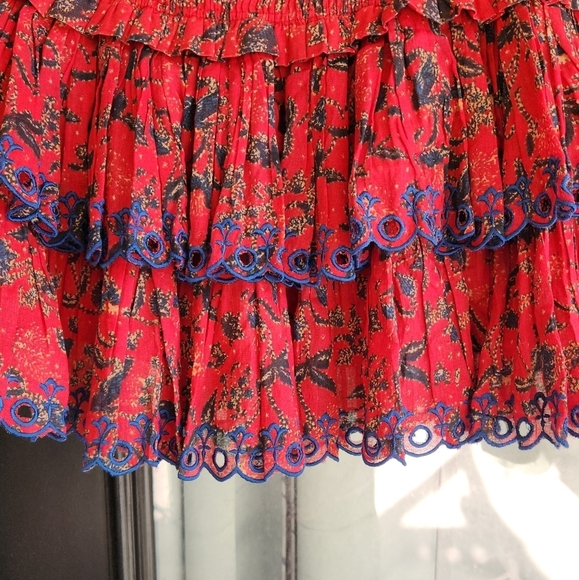 ISABEL MARANT‎ "Naomi" Smocked Mini Skirt - Picture 7 of 7